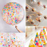 Confetti Multicolore pentru Party 200 g diverse forme